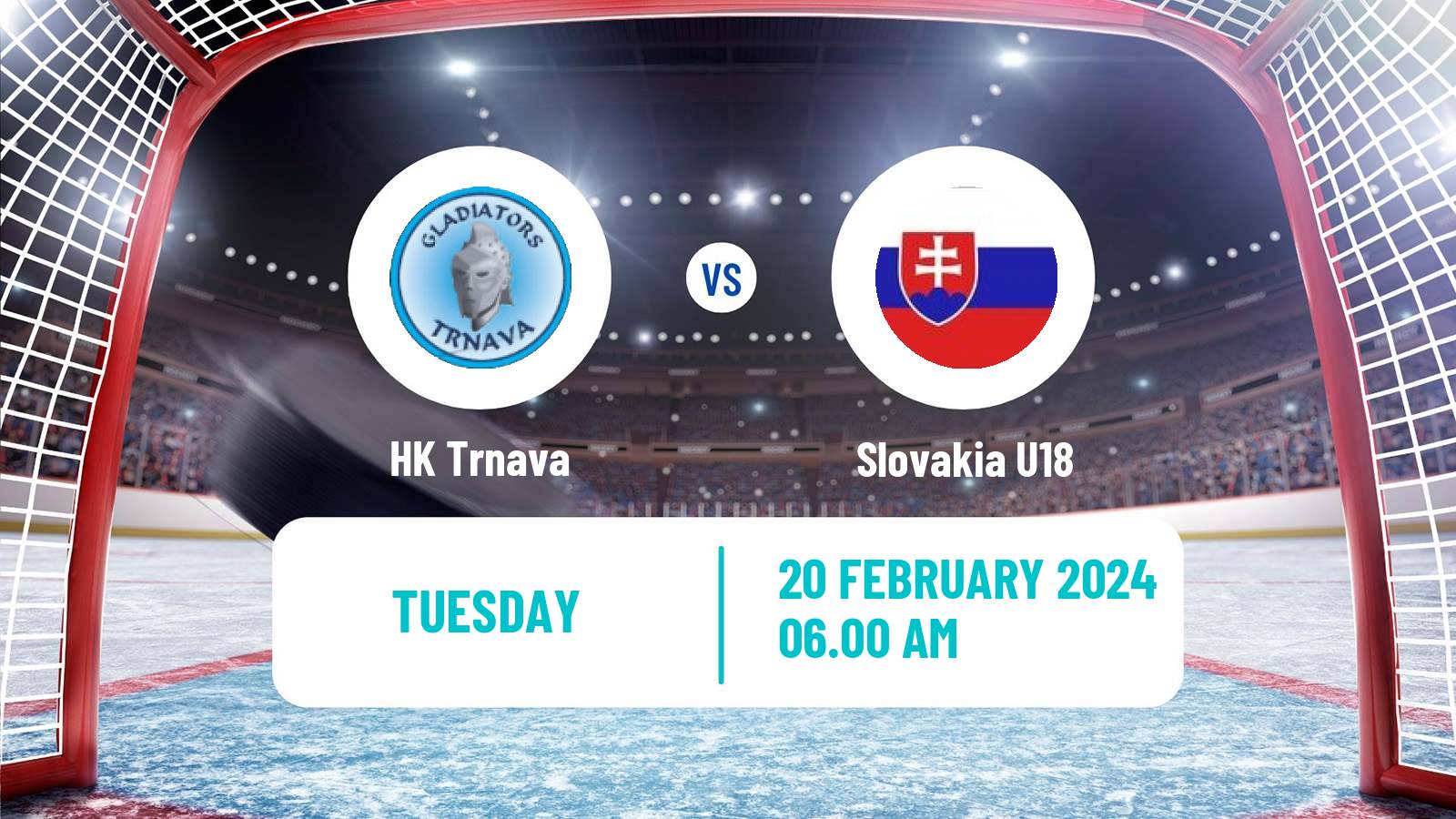 Hockey Slovak 1 Liga Hockey Trnava - Slovakia U18