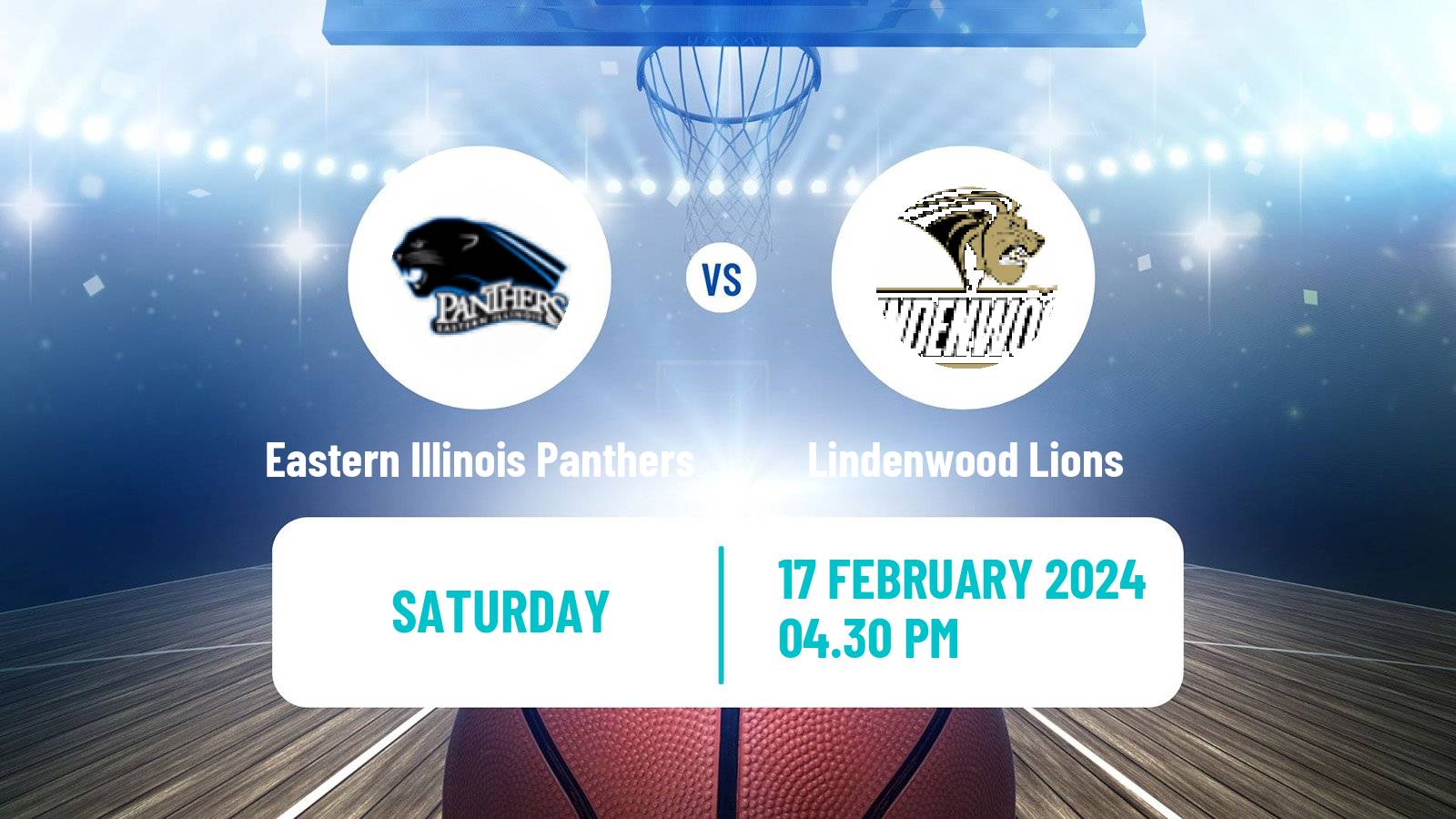 Basketball NCAA College Basketball Eastern Illinois Panthers - Lindenwood Lions