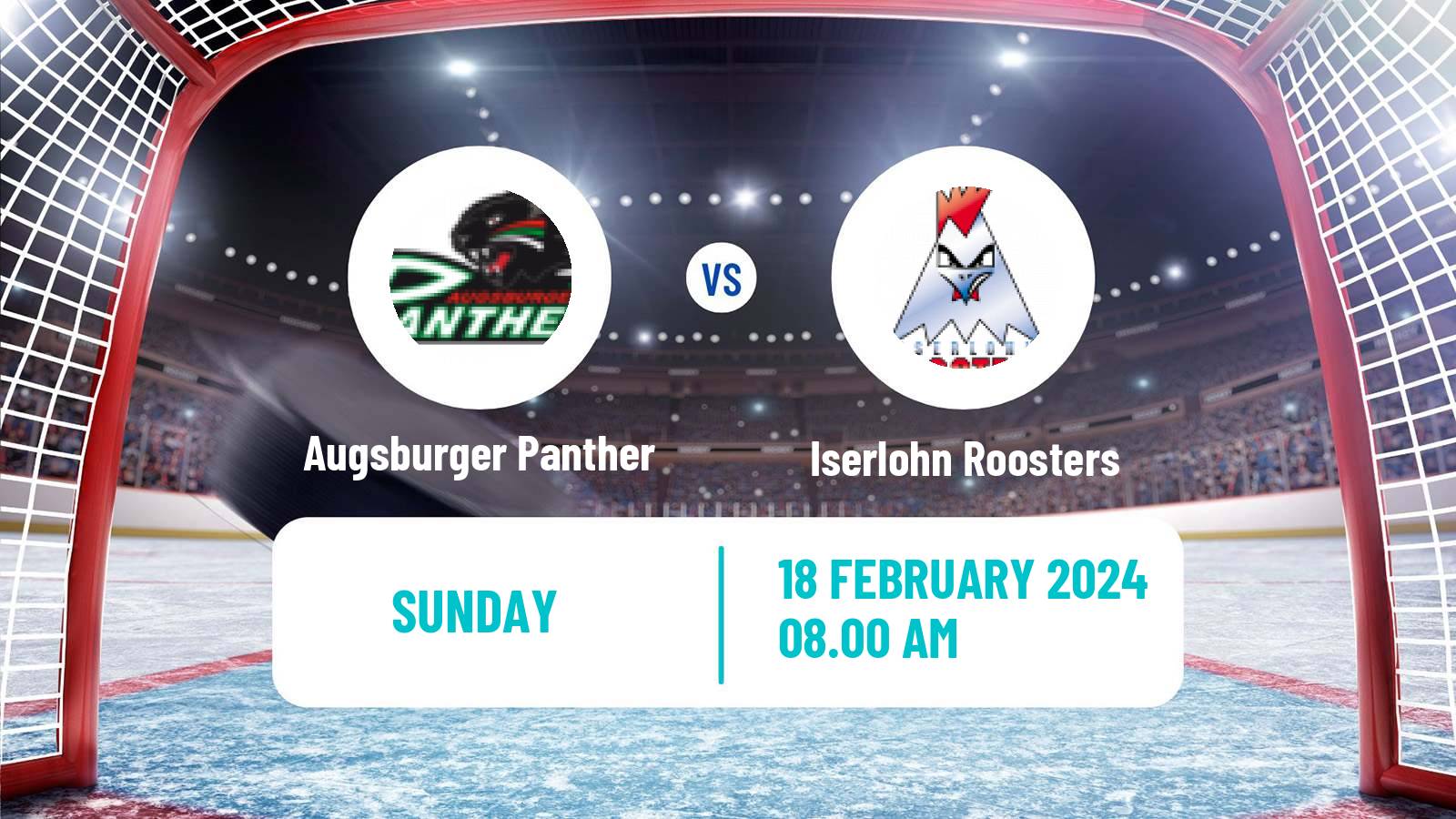 Hockey German Ice Hockey League Augsburger Panther - Iserlohn Roosters