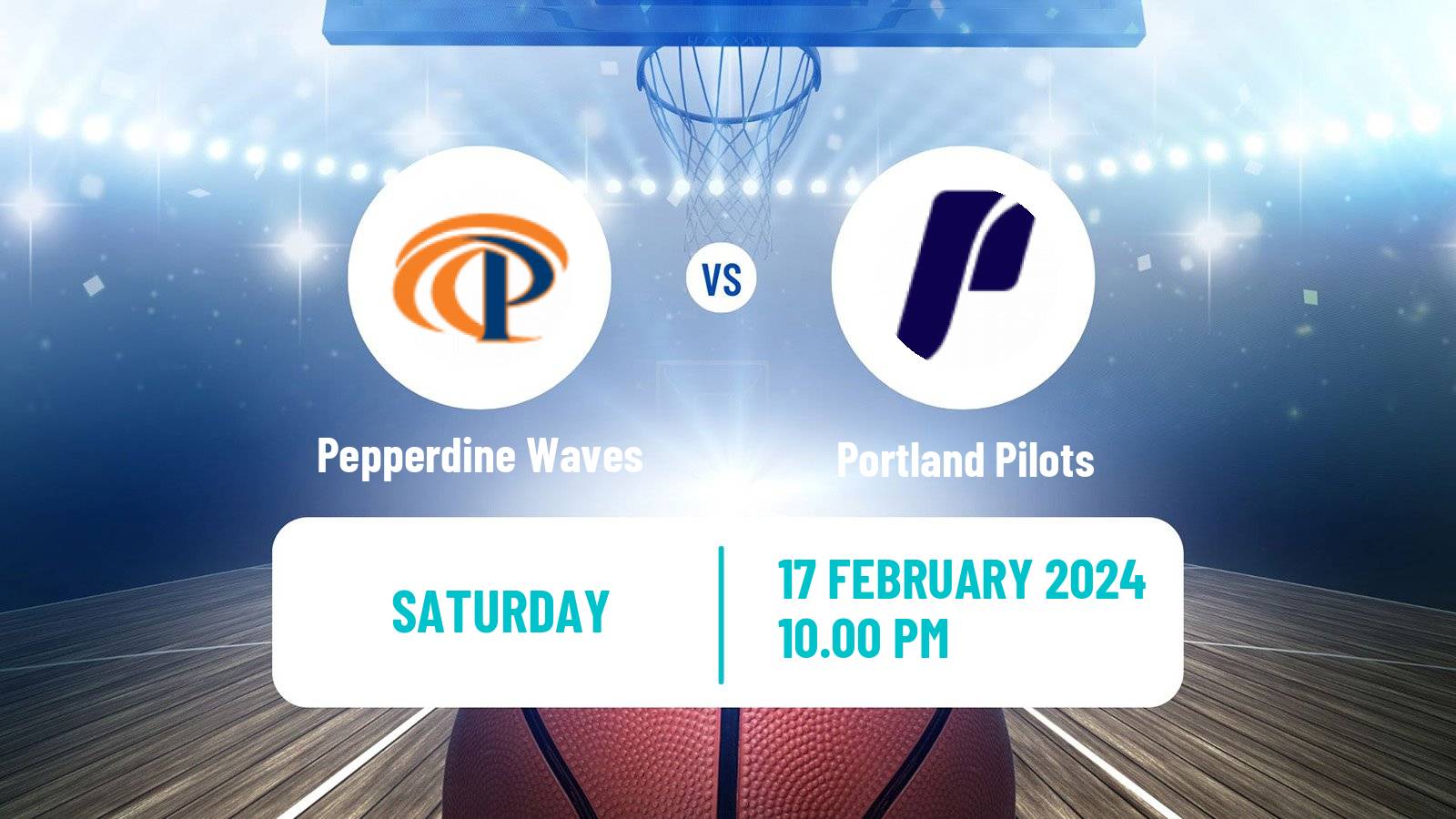 Basketball NCAA College Basketball Pepperdine Waves - Portland Pilots