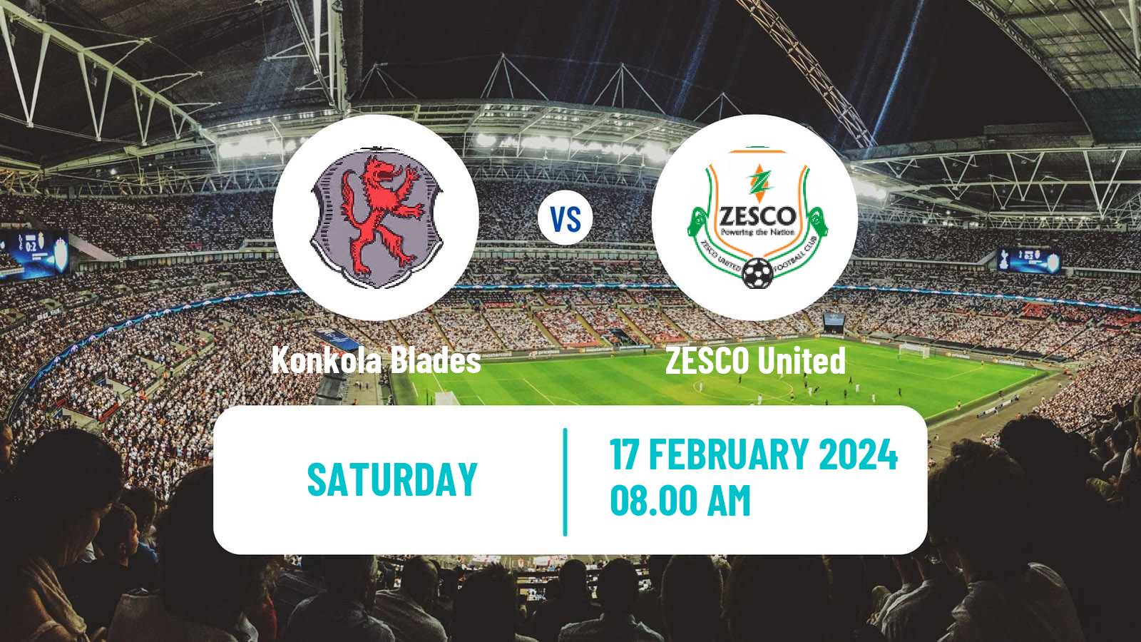 Soccer Zambian Premier League Konkola Blades - ZESCO United