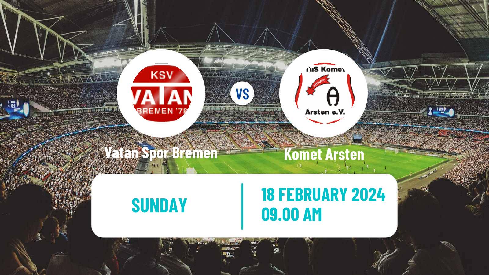 Soccer German Oberliga Bremen Vatan Spor Bremen - Komet Arsten