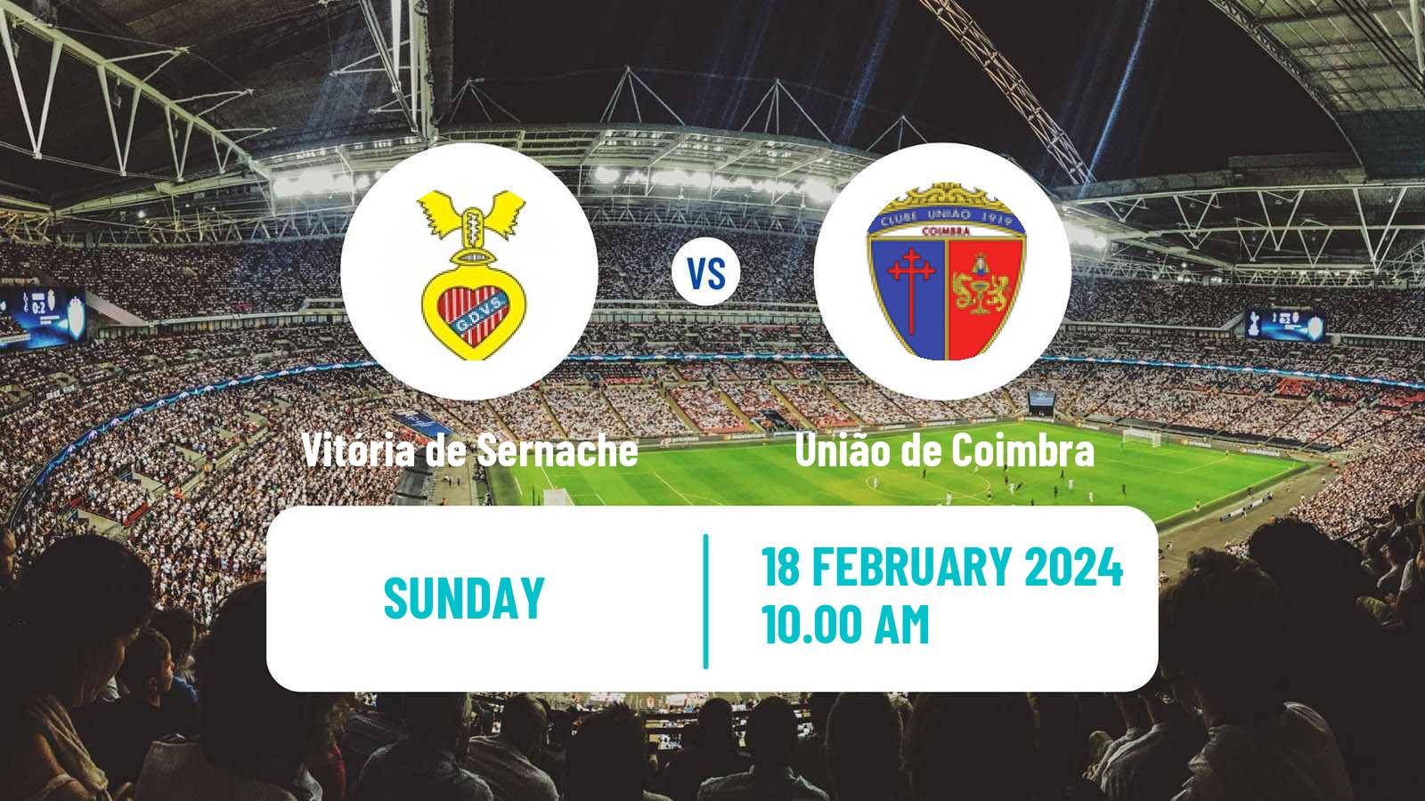 Soccer Campeonato de Portugal - Group C Vitória de Sernache - União de Coimbra
