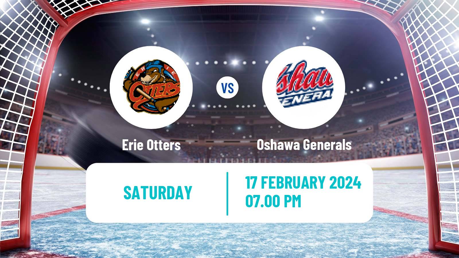 Hockey OHL Erie Otters - Oshawa Generals