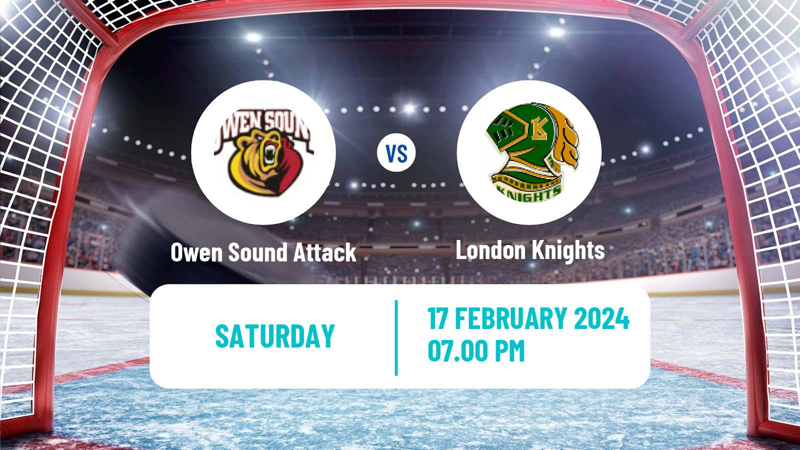 Hockey OHL Owen Sound Attack - London Knights