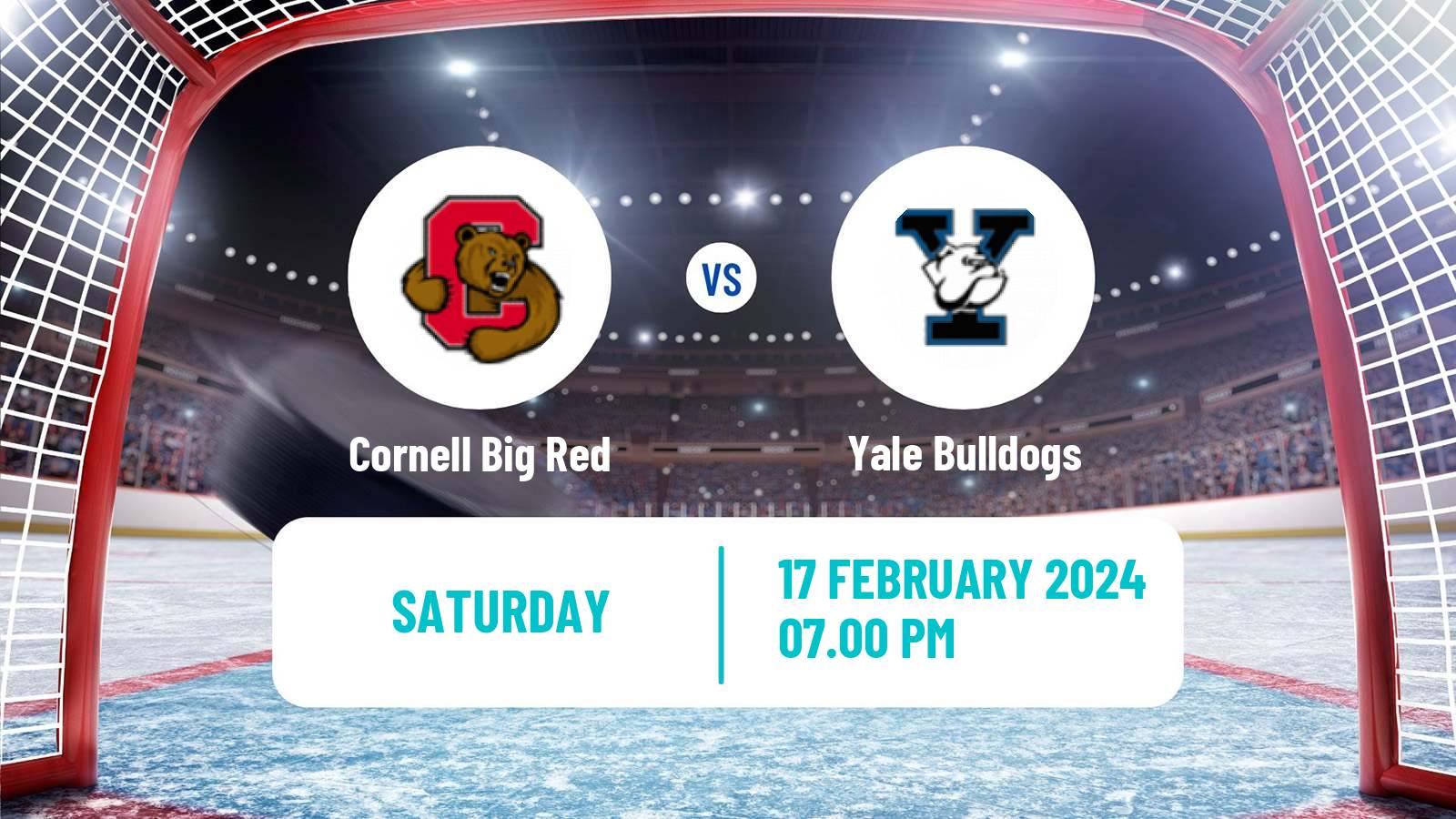 Hockey NCAA Hockey Cornell Big Red - Yale Bulldogs