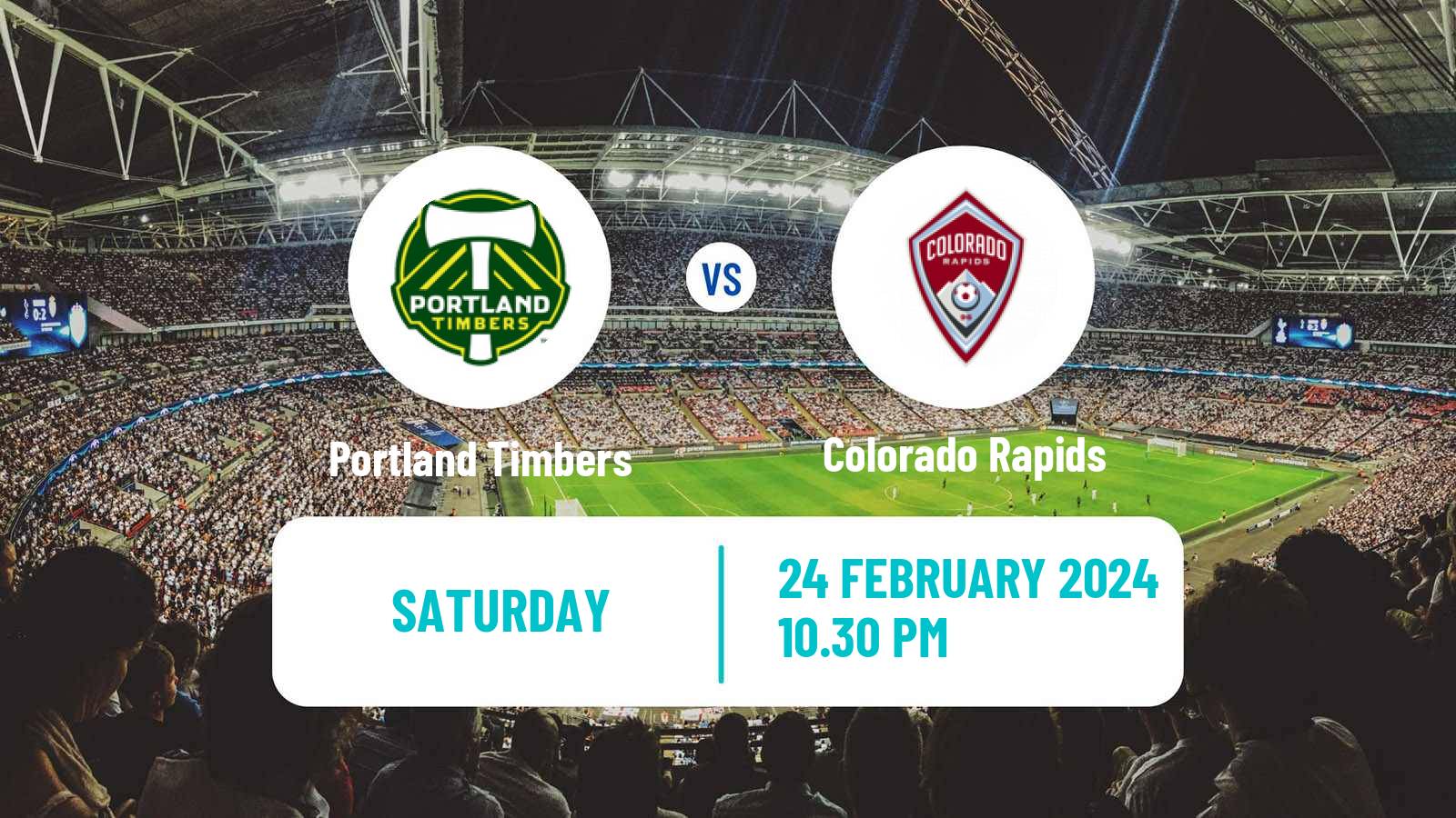 Soccer MLS Portland Timbers - Colorado Rapids