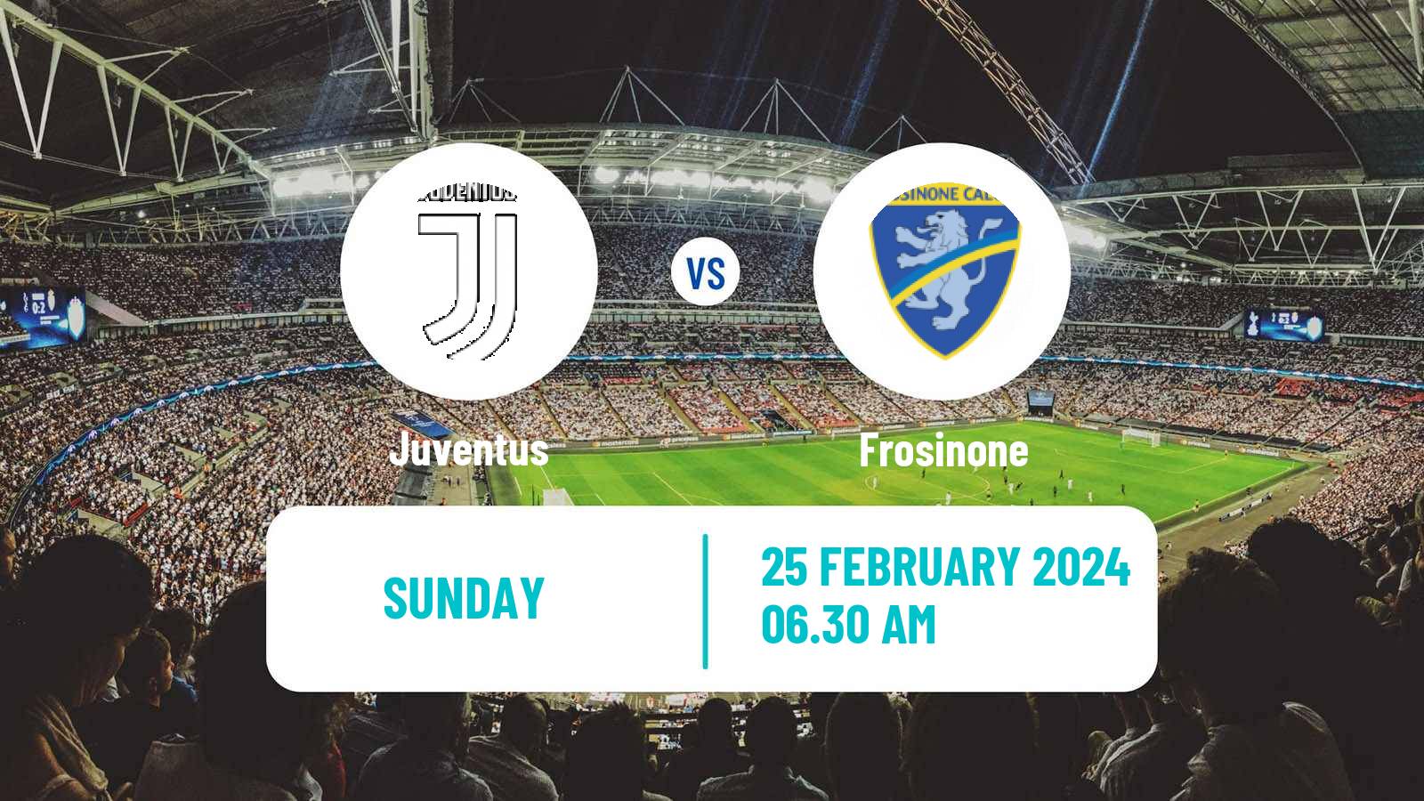 Soccer Italian Serie A Juventus - Frosinone