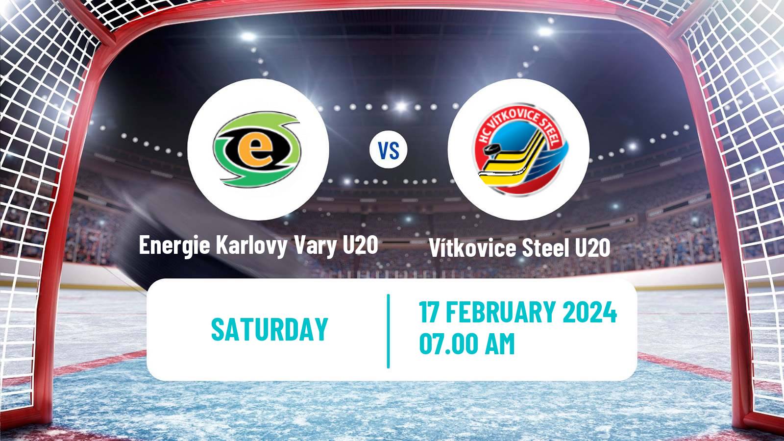 Hockey Czech ELJ Energie Karlovy Vary U20 - Vítkovice Steel U20