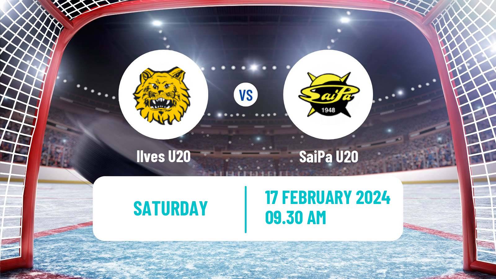 Hockey Finnish SM-sarja U20 Ilves U20 - SaiPa U20