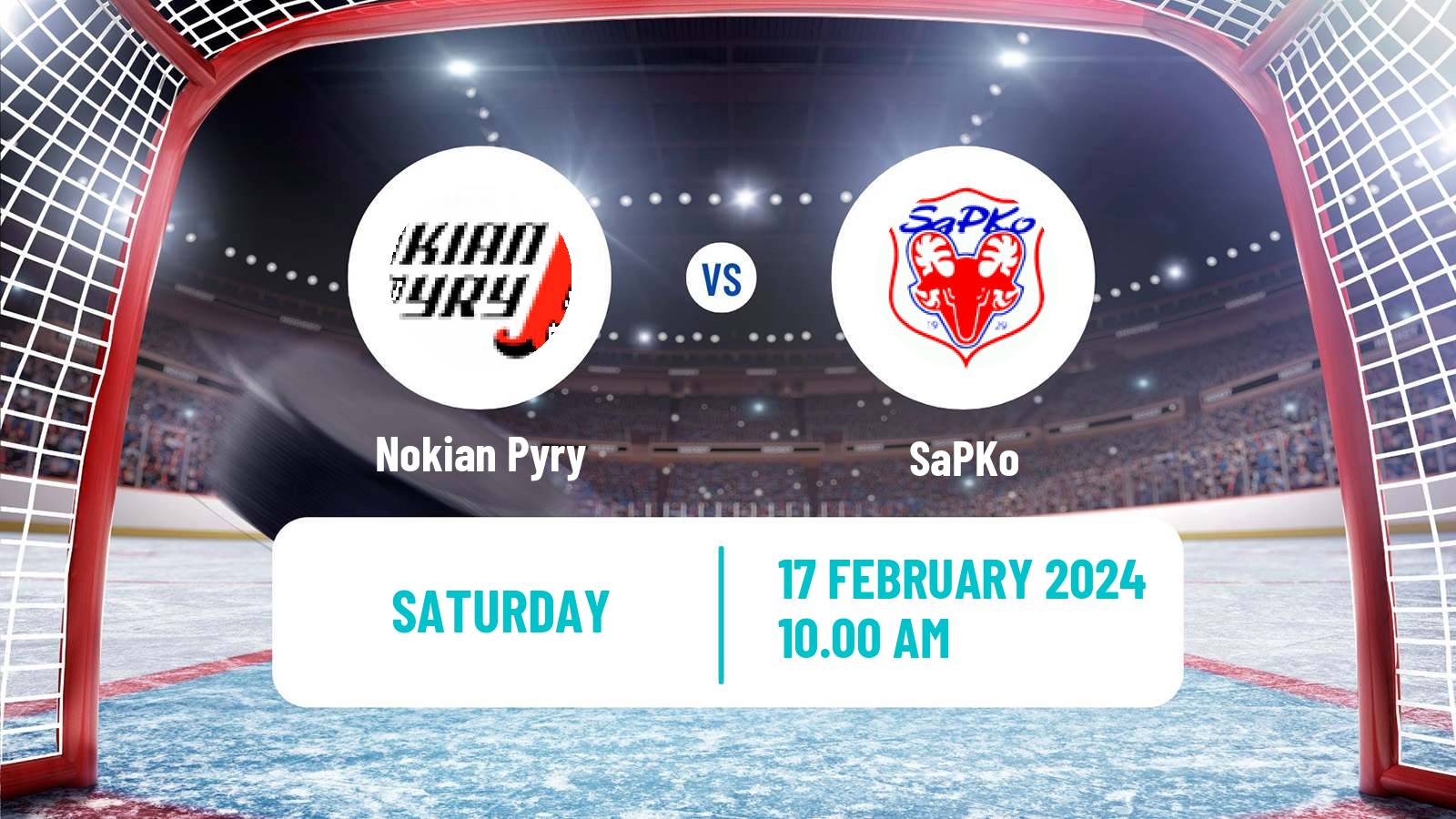 Hockey Finnish Suomi-sarja Nokian Pyry - SaPKo