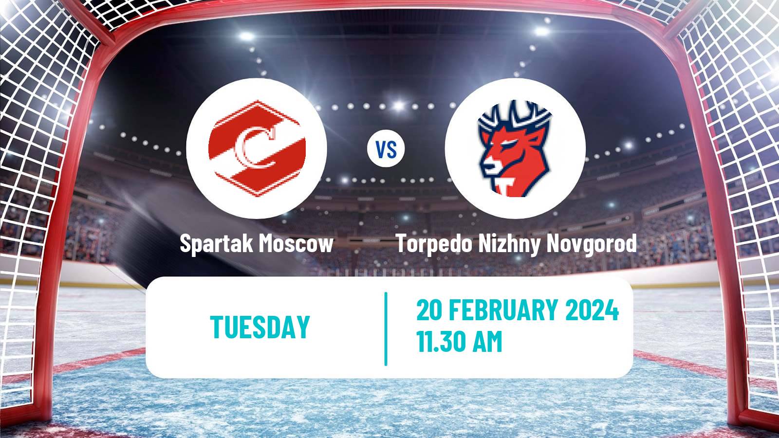 Hockey KHL Spartak Moscow - Torpedo Nizhny Novgorod
