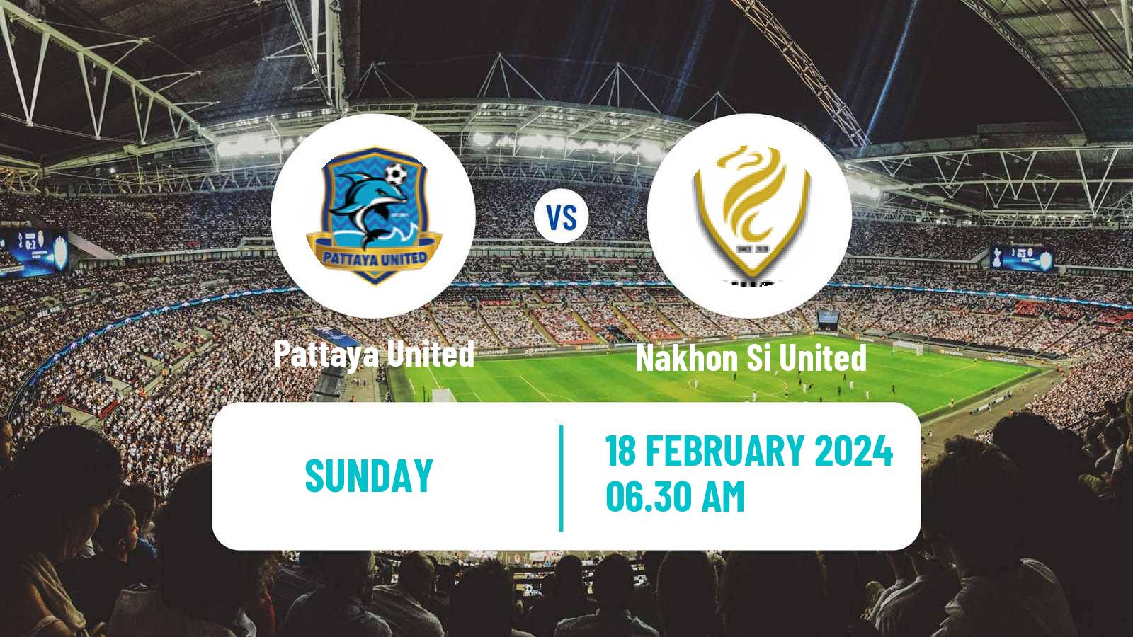 Soccer Thai League 2 Pattaya United - Nakhon Si United