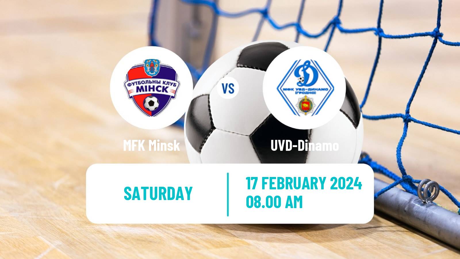 Futsal Belarusian Premier League Futsal MFK Minsk - UVD-Dinamo