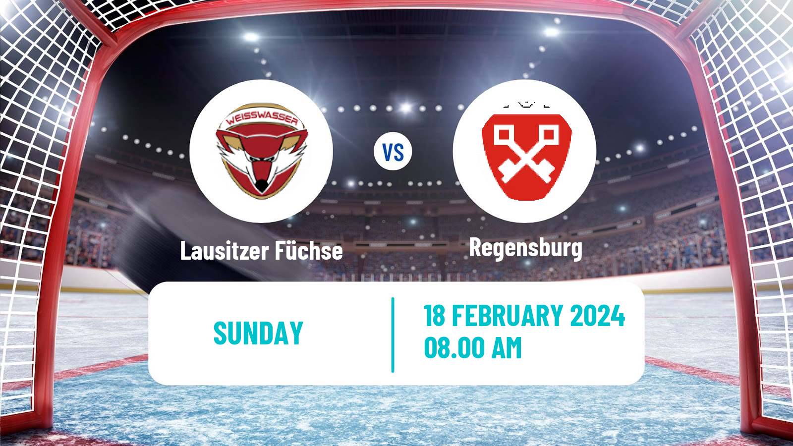 Hockey German DEL2 Lausitzer Füchse - Regensburg