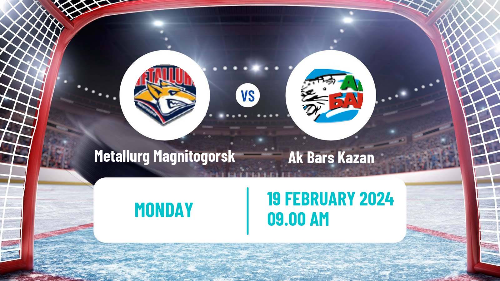 Hockey KHL Metallurg Magnitogorsk - Ak Bars Kazan