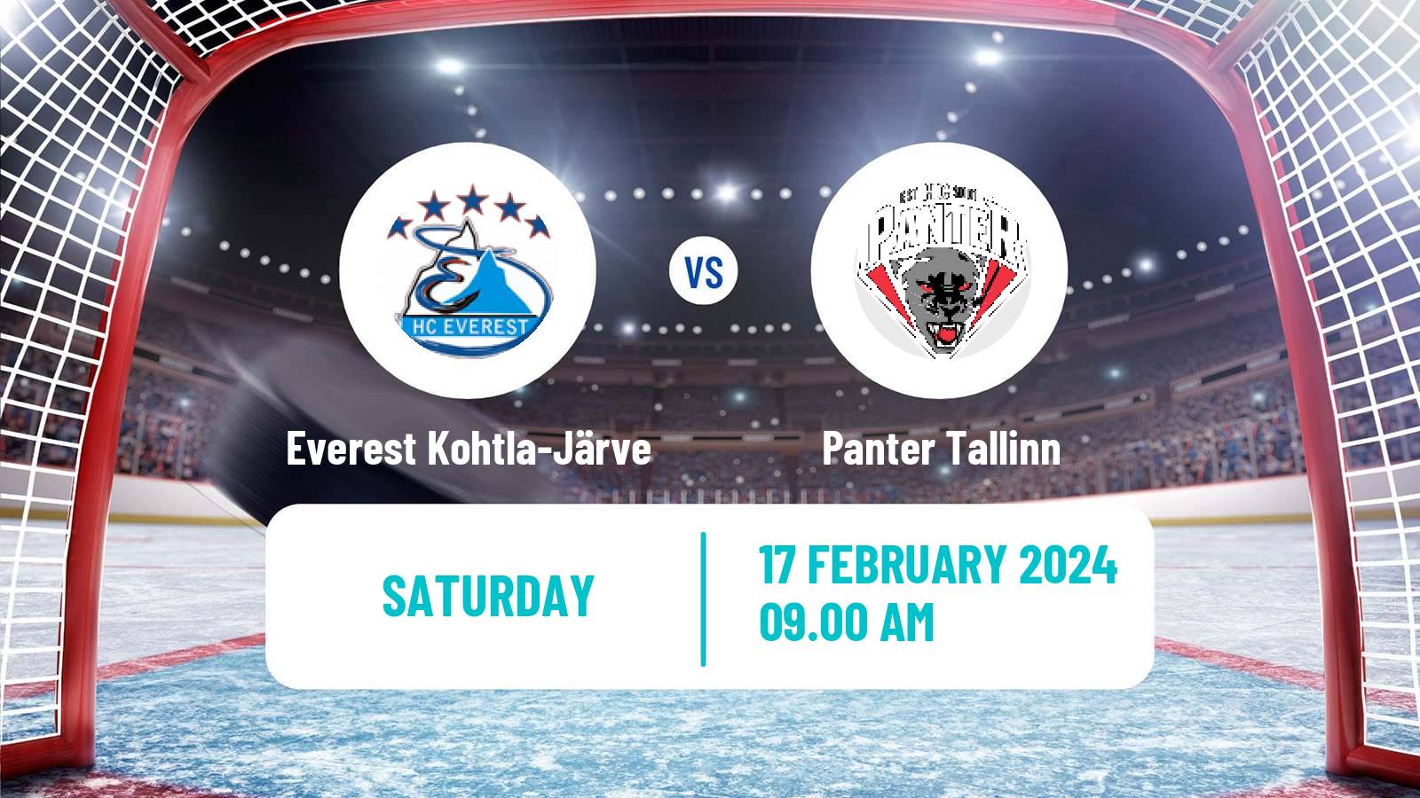 Hockey Estonian Hokiliiga Everest Kohtla-Järve - Panter Tallinn