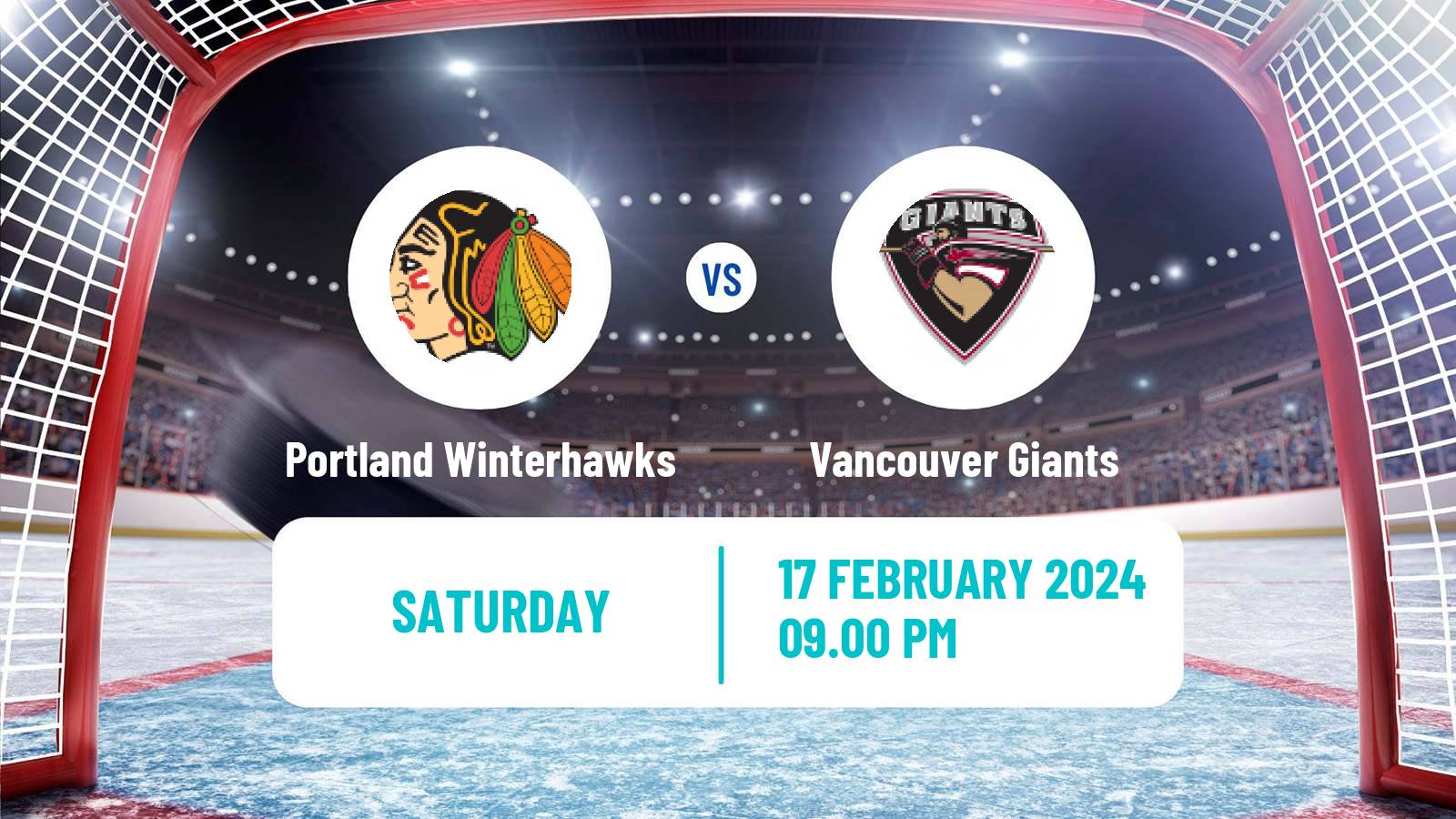 Hockey WHL Portland Winterhawks - Vancouver Giants