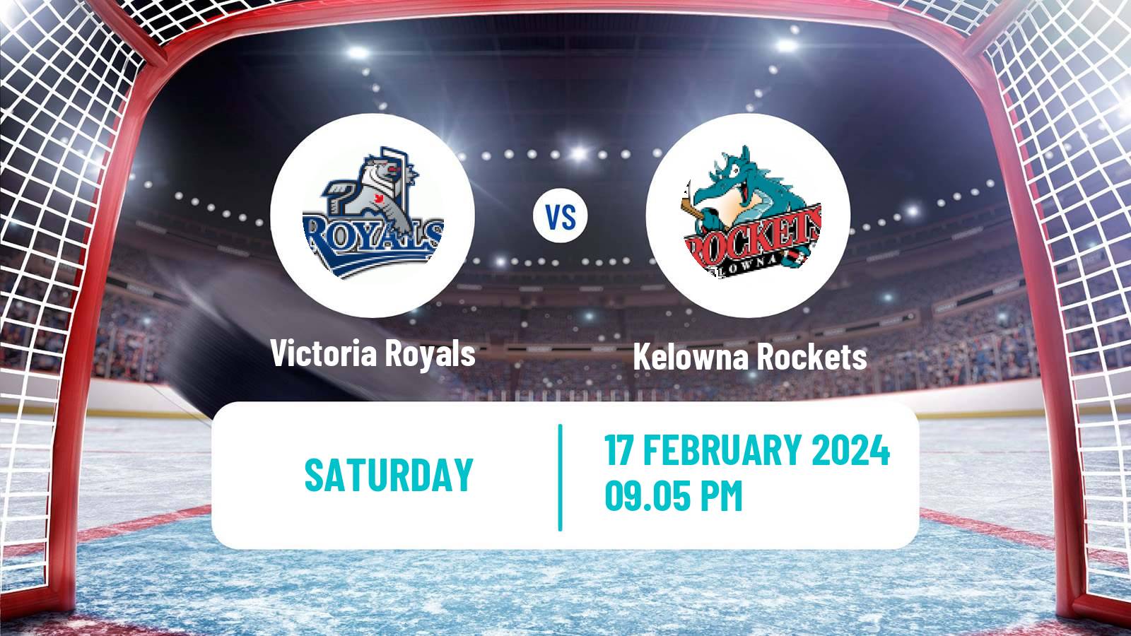 Hockey WHL Victoria Royals - Kelowna Rockets