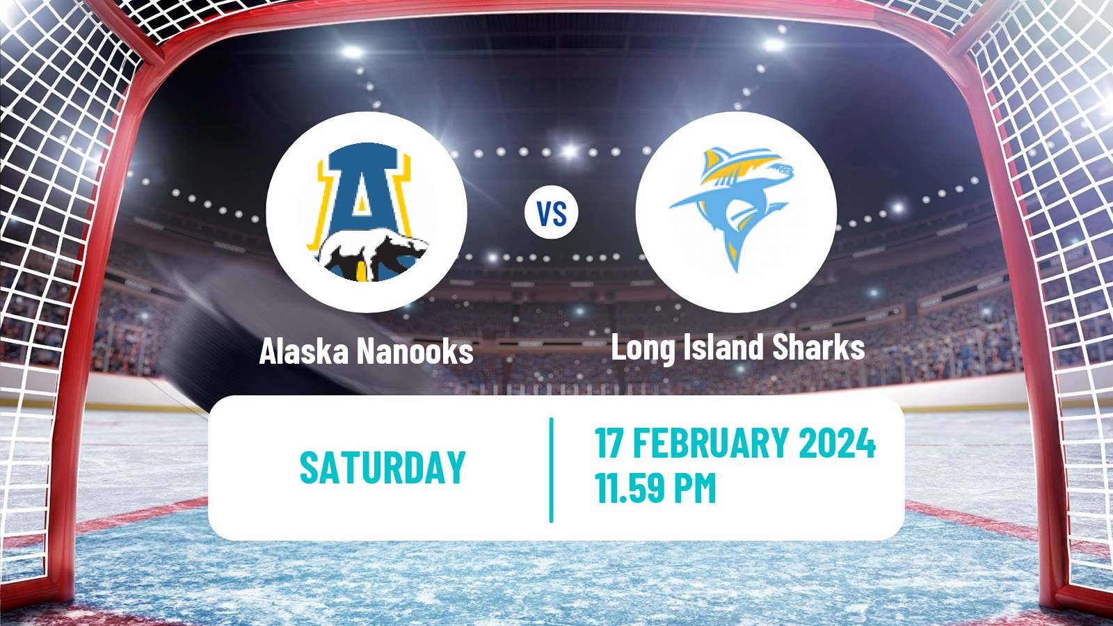 Hockey NCAA Hockey Alaska Nanooks - Long Island Sharks