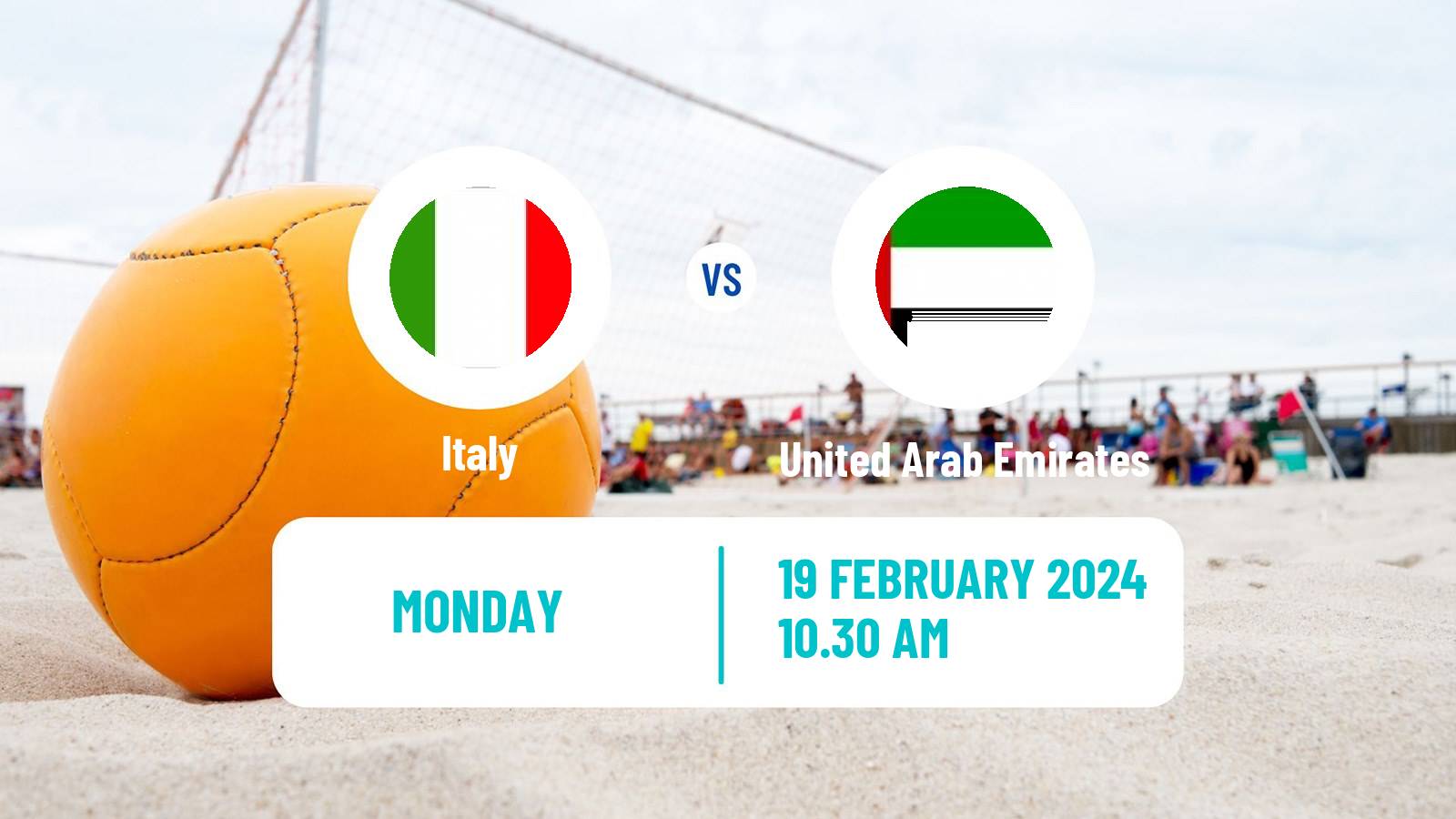 Beach soccer World Cup Italy - United Arab Emirates