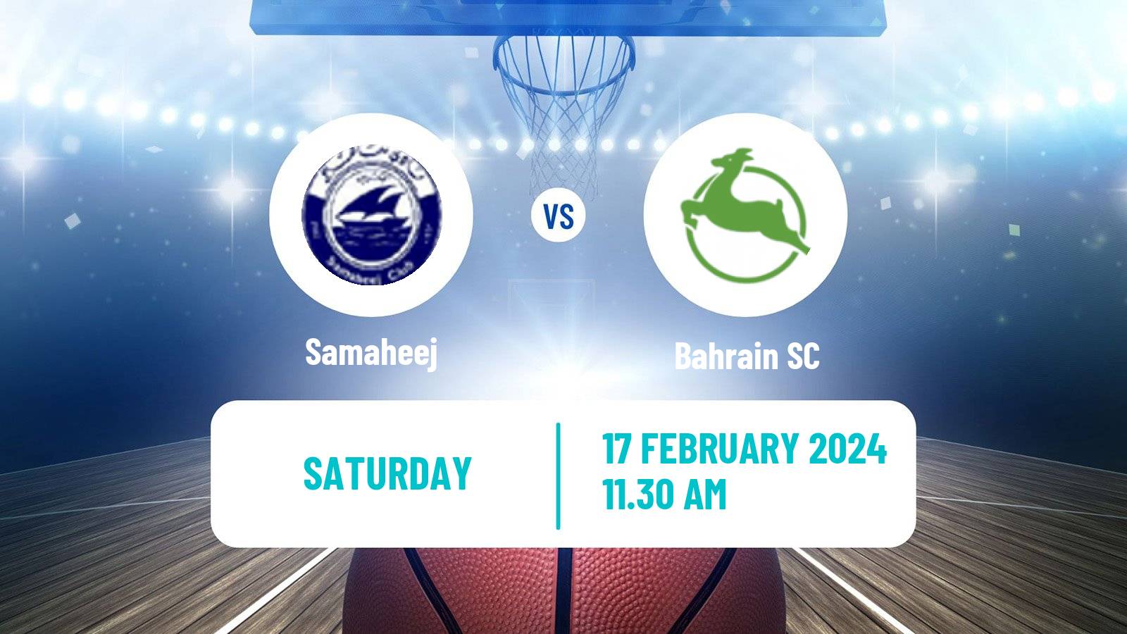 Basketball Bahraini Premier League Basketball Samaheej - Bahrain SC