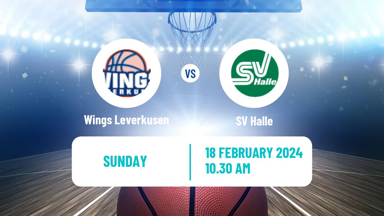 Basketball German DBBL Wings Leverkusen - Halle