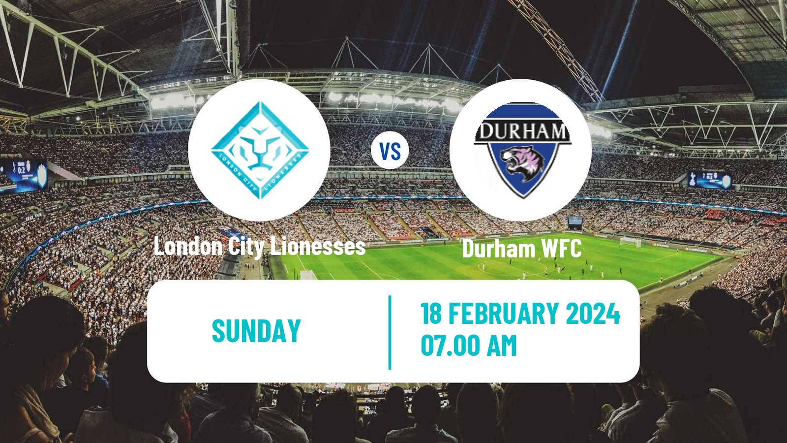 Soccer English Women Championship London City Lionesses - Durham