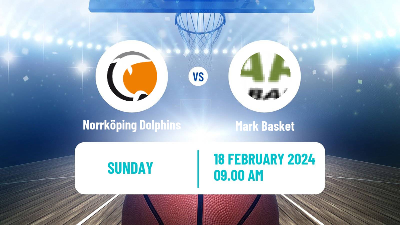 Basketball Swedish Basketligan Women Norrköping Dolphins - Mark Basket