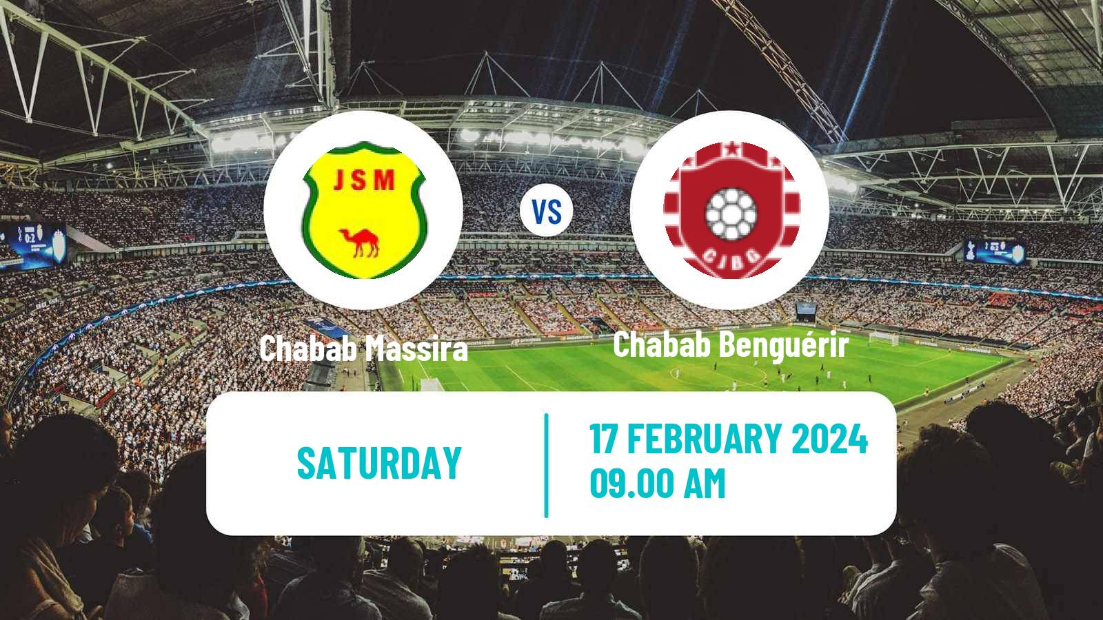 Soccer Moroccan Botola 2 Chabab Massira - Chabab Benguérir
