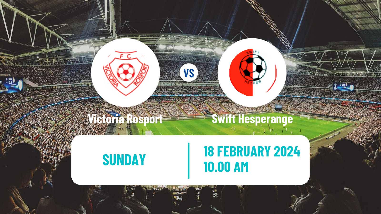 Soccer Luxembourg National Division Victoria Rosport - Swift Hesperange