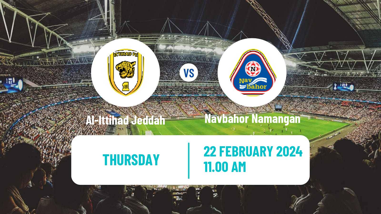 Soccer AFC Champions League Al-Ittihad Jeddah - Navbahor Namangan