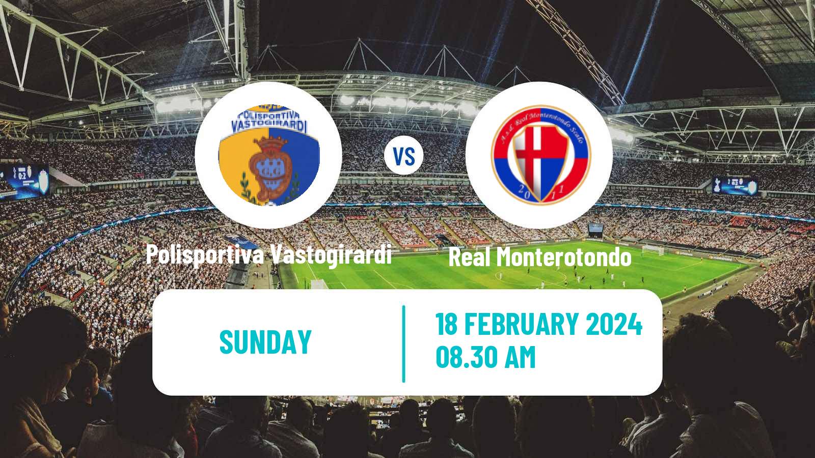 Soccer Italian Serie D - Group F Polisportiva Vastogirardi - Real Monterotondo