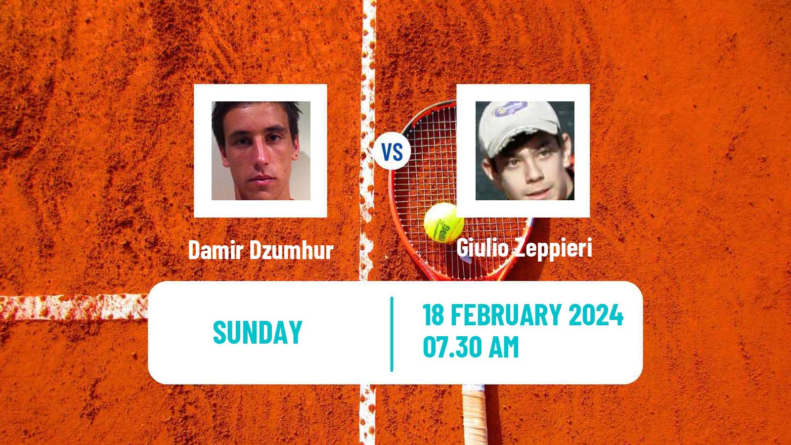 Tennis ATP Doha Damir Dzumhur - Giulio Zeppieri