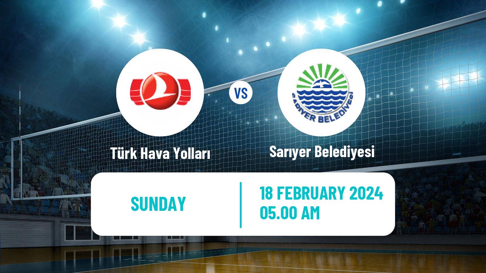 Volleyball Turkish Sultanlar Ligi Volleyball Women Türk Hava Yolları - Sarıyer Belediyesi
