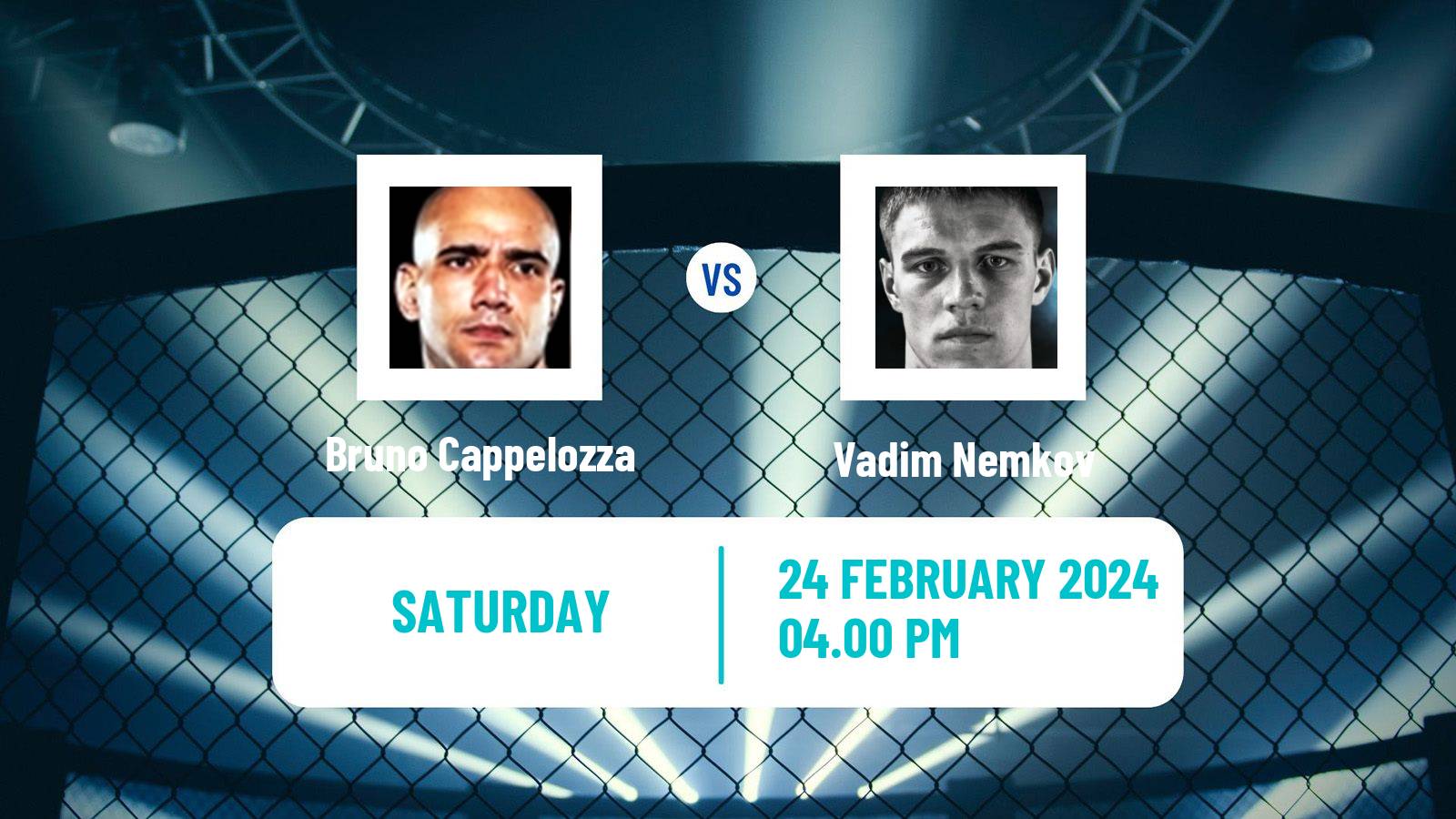 MMA Heavyweight Pfl Men Bruno Cappelozza - Vadim Nemkov