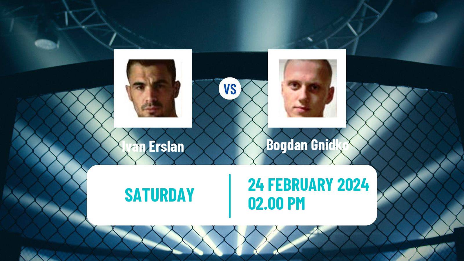 MMA Light Heavyweight Ksw Men Ivan Erslan - Bogdan Gnidko