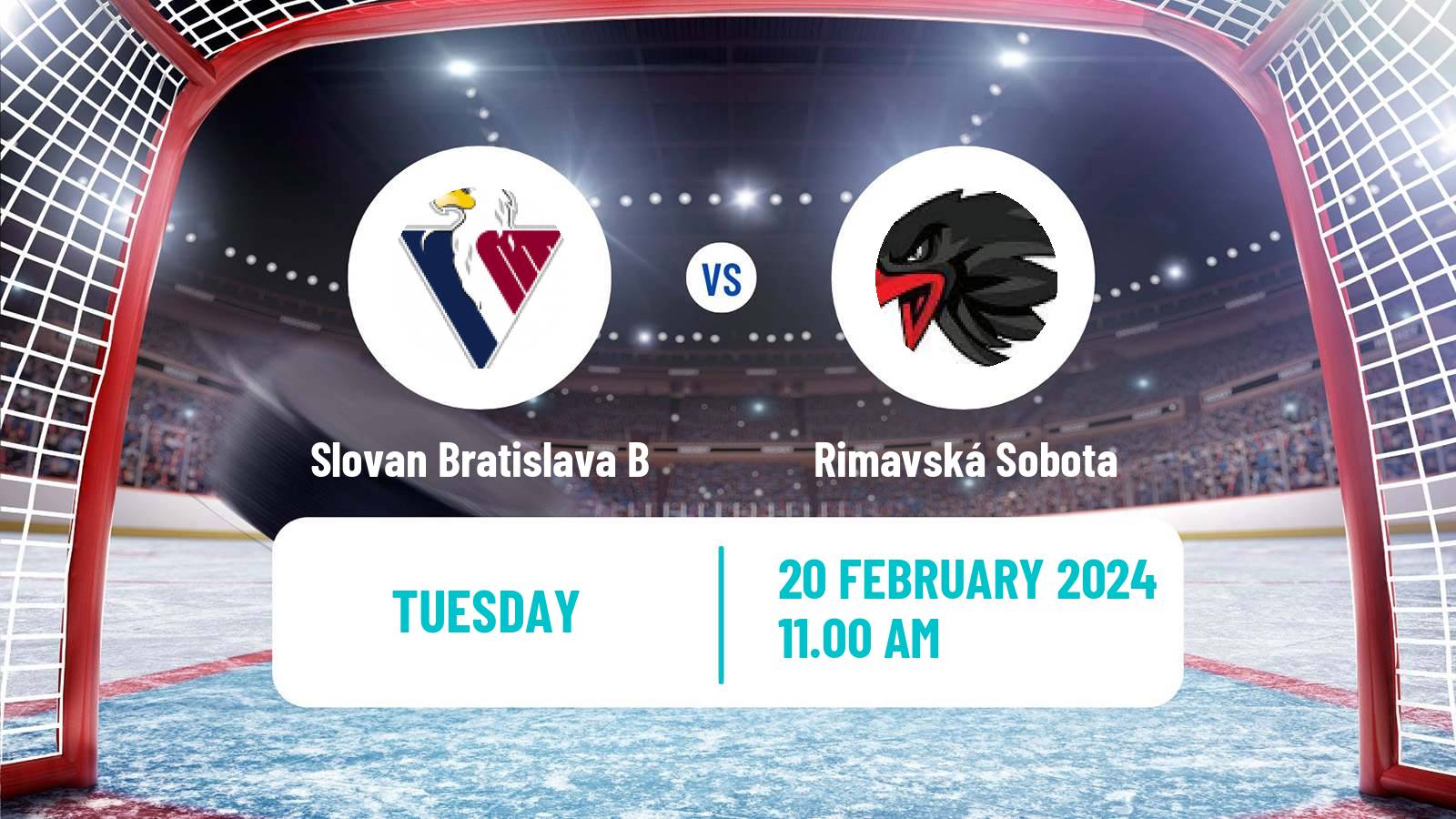 Hockey Slovak 1 Liga Hockey Slovan Bratislava B - Rimavská Sobota