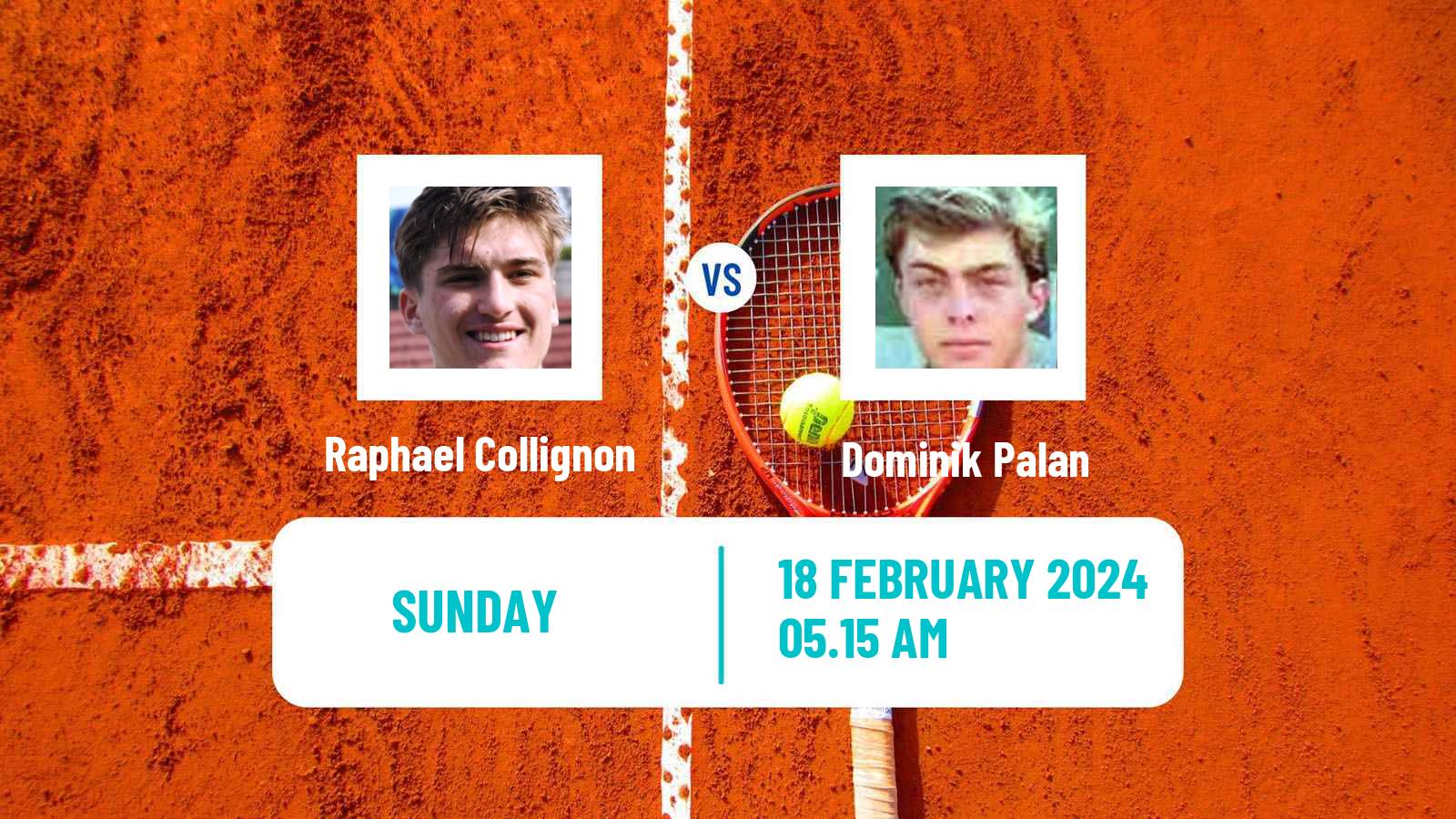 Tennis Pune Challenger Men Raphael Collignon - Dominik Palan