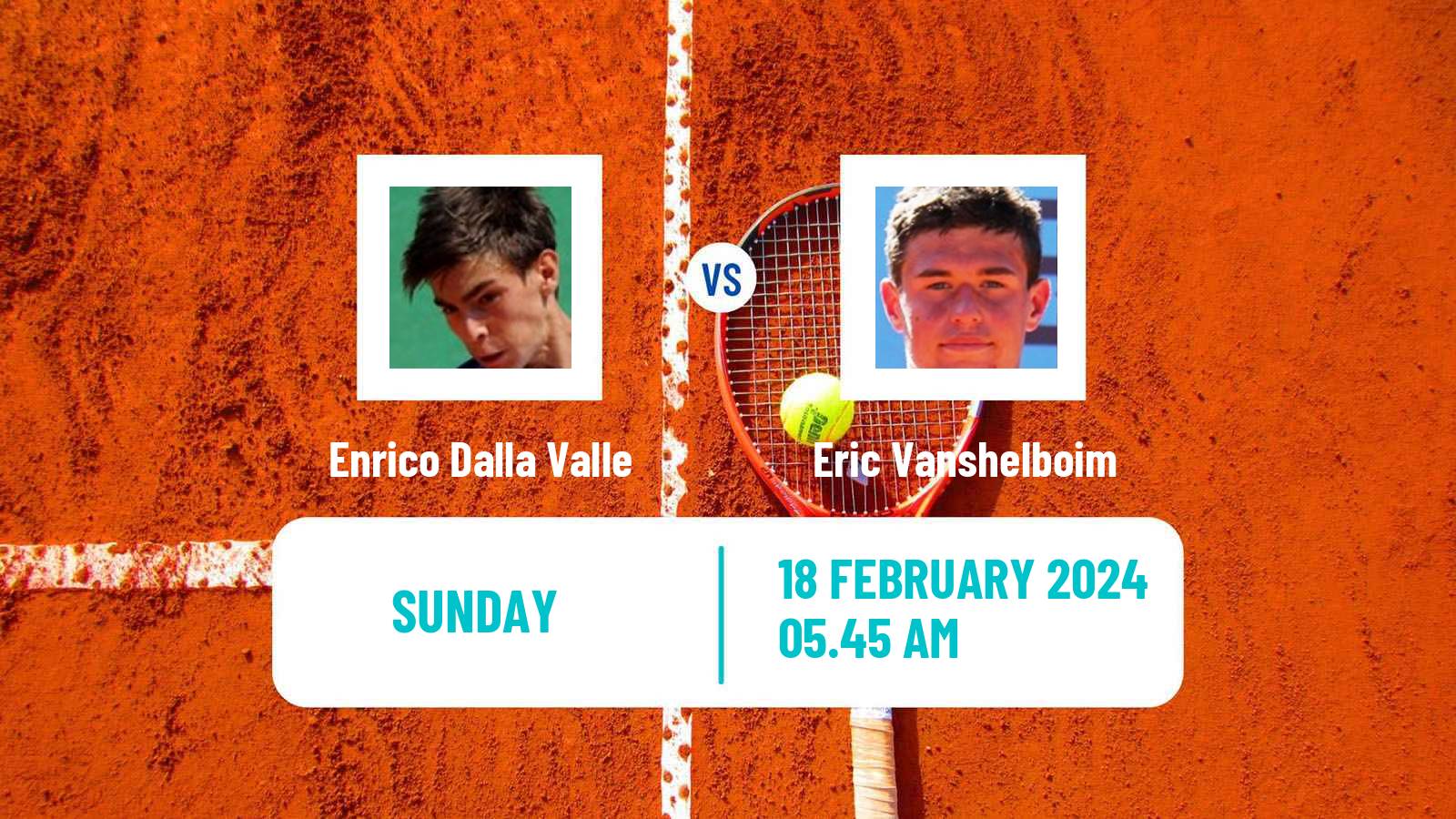 Tennis Pune Challenger Men Enrico Dalla Valle - Eric Vanshelboim