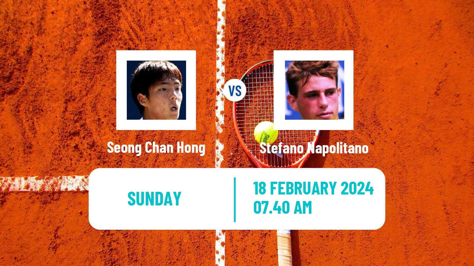 Tennis Bengaluru Challenger Men Seong Chan Hong - Stefano Napolitano