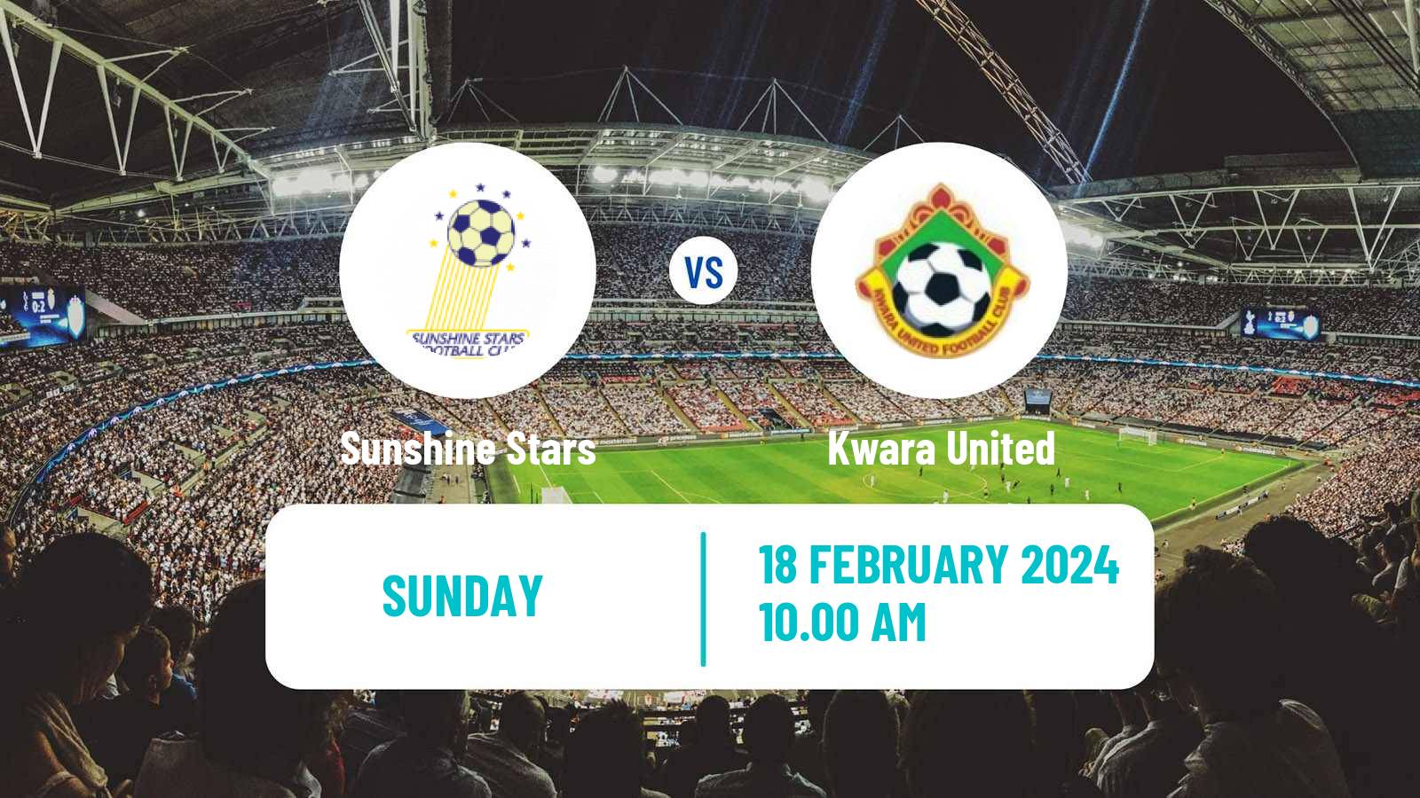 Soccer Nigerian Premier League Sunshine Stars - Kwara United