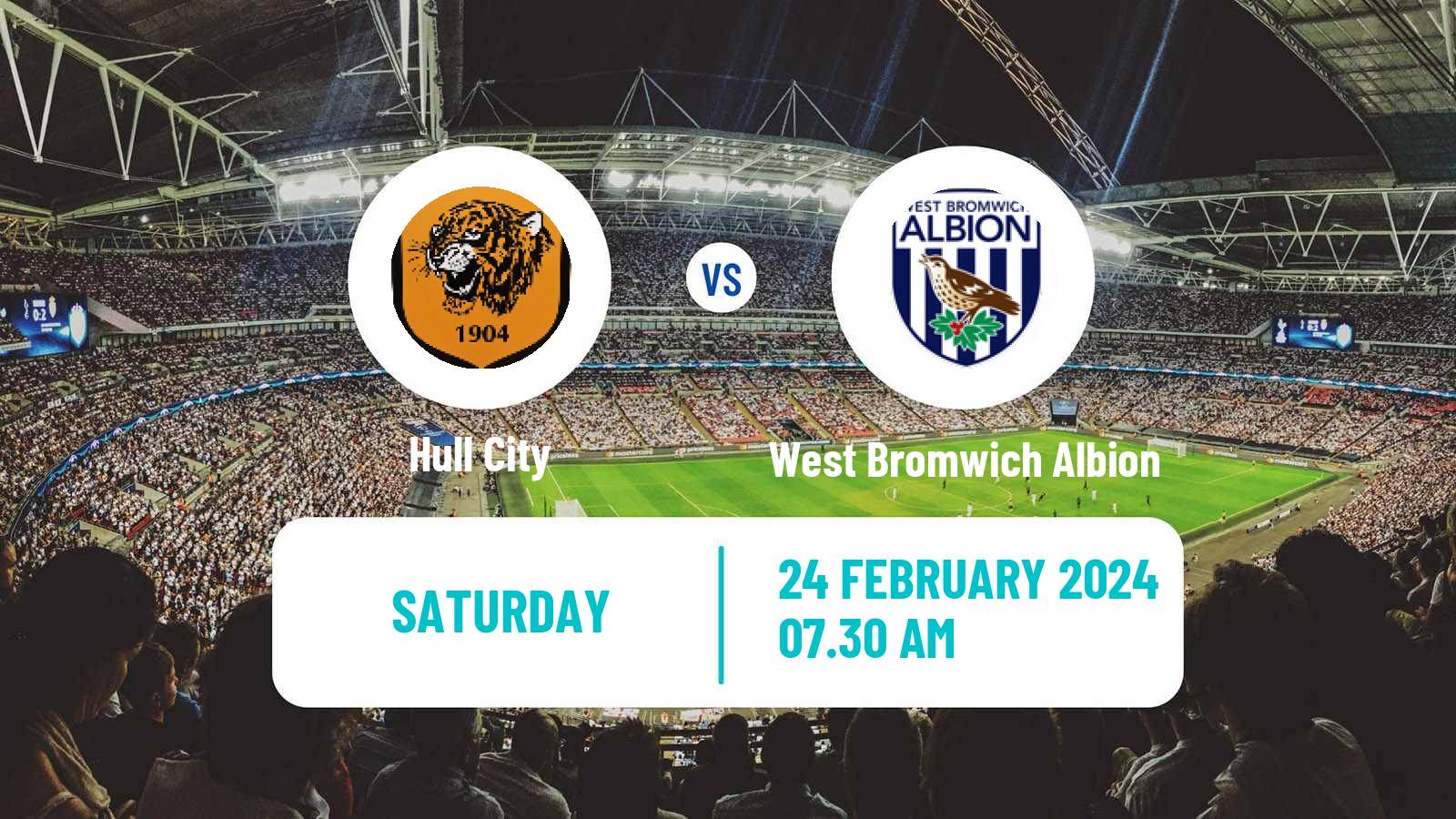 Soccer English League Championship Hull City - West Bromwich Albion