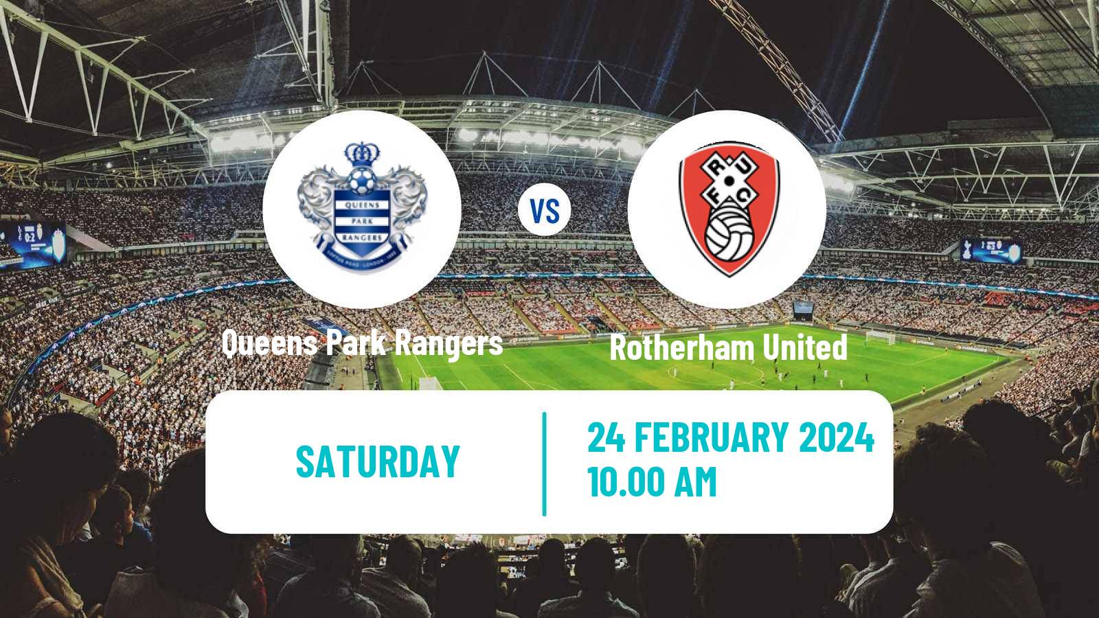 Soccer English League Championship Queens Park Rangers - Rotherham United
