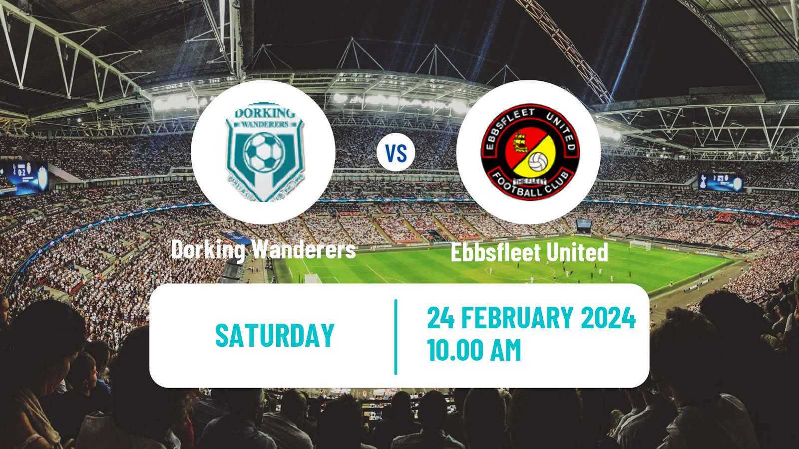 Soccer English National League Dorking Wanderers - Ebbsfleet United