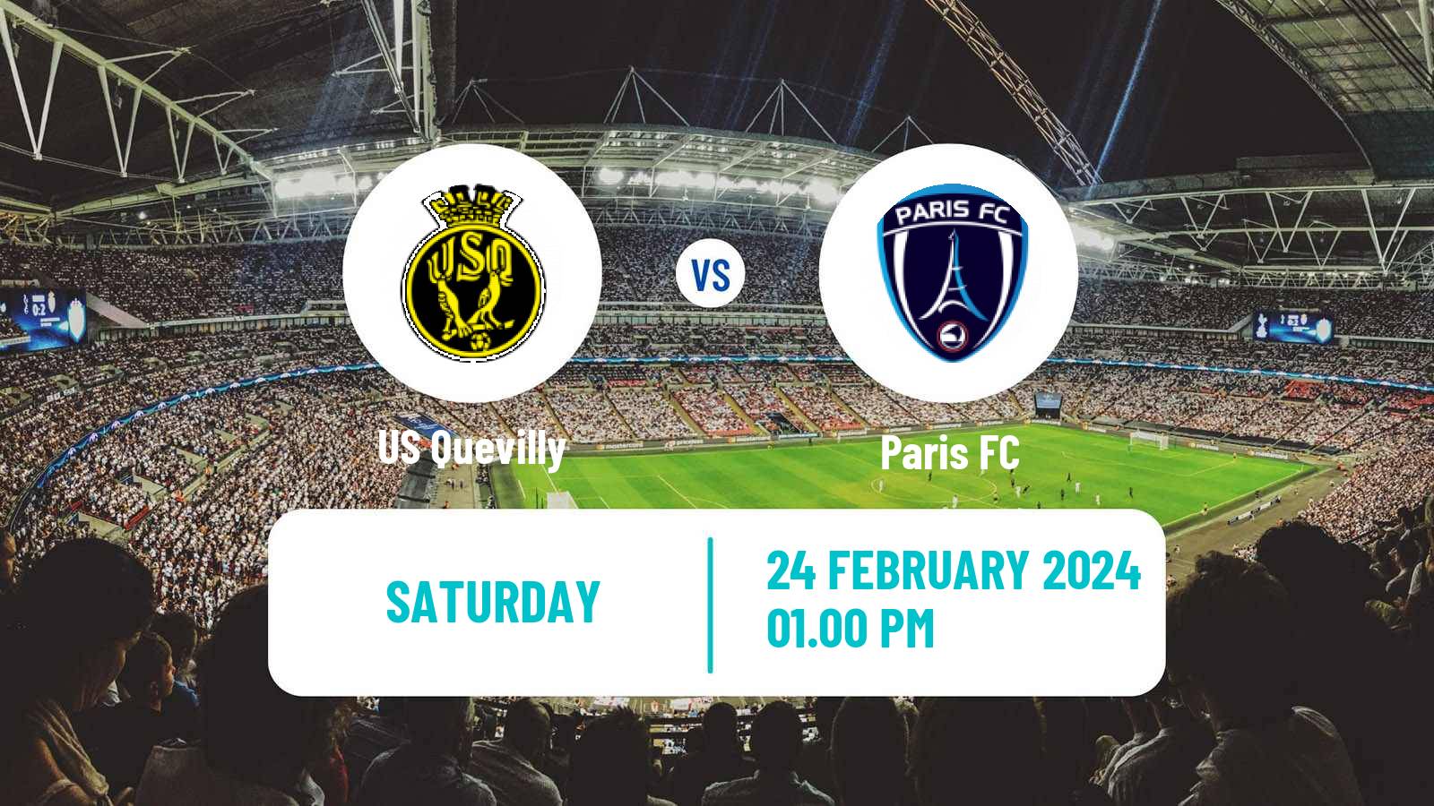 Soccer French Ligue 2 Quevilly - Paris FC