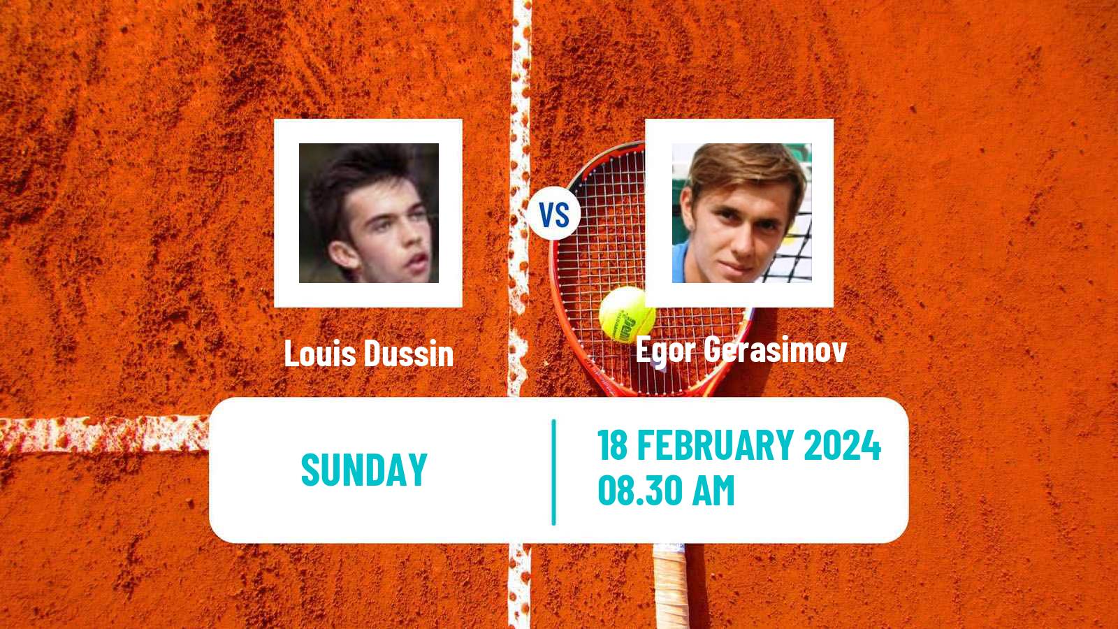 Tennis Pau Challenger Men Louis Dussin - Egor Gerasimov