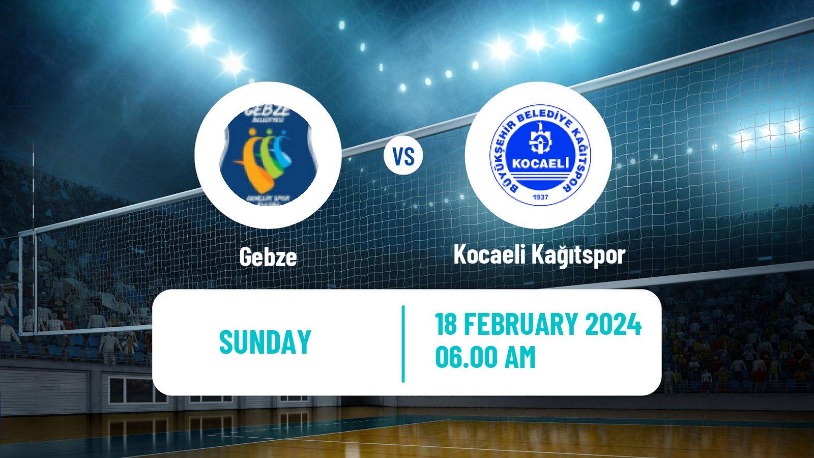 Volleyball Turkish 1 Ligi Volleyball Gebze - Kocaeli Kağıtspor