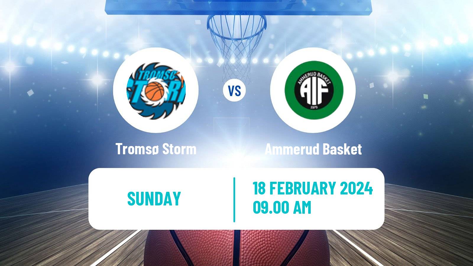 Basketball Norwegian BLNO Tromsø Storm - Ammerud Basket