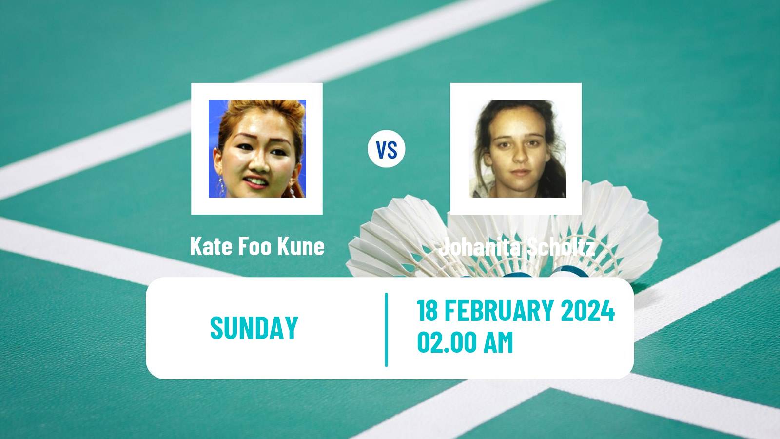 Badminton BWF Africa Championships Women Kate Foo Kune - Johanita Scholtz